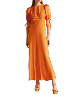 orange summer dresses