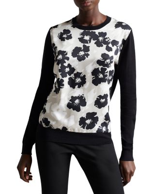 ted baker floral sweater