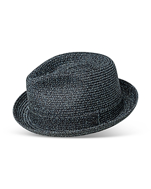 Bailey Of Hollywood Billy Braided Straw Hat In Dark Blue Heather