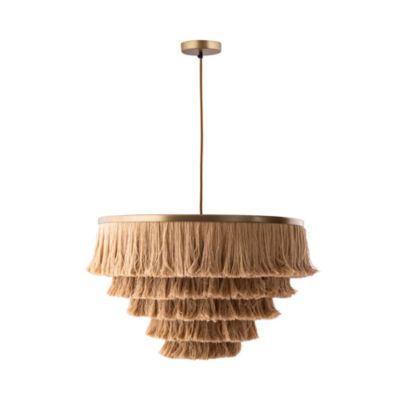  Sarai Natural Fringe Pendant Celling Lamp