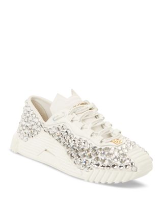 Dolce & Gabbana Women's Low Top Rhinestone Sneakers | Bloomingdale's