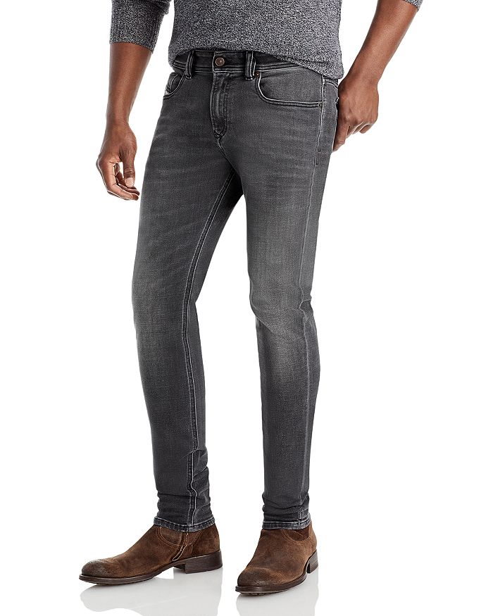 Diesel Sleenker Skinny Jeans in Black/Denim | Bloomingdale's