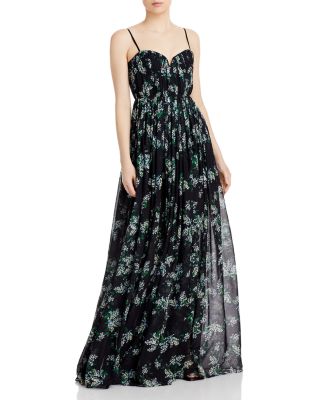 chinese dress ladies Dress The Population Georgina Gown - Black main image 1