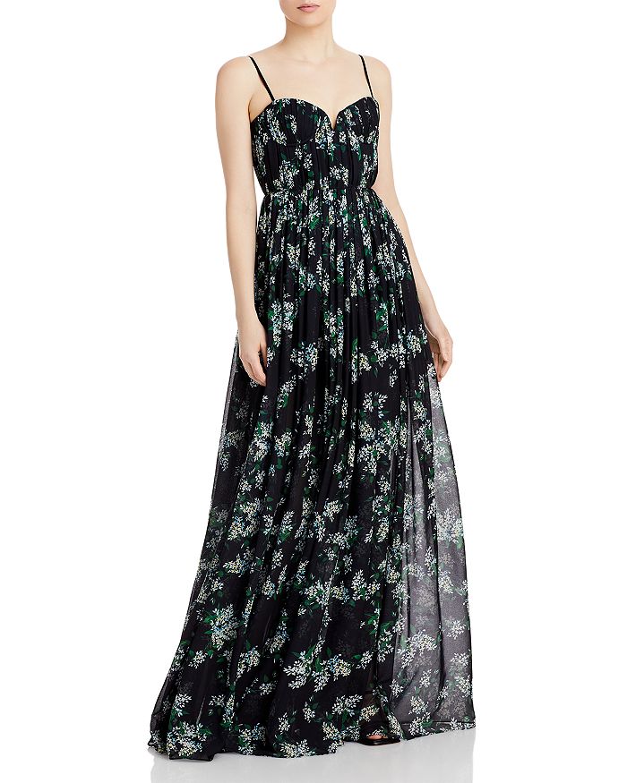 SAU LEE Georgina Floral Print Maxi Dress | Bloomingdale's