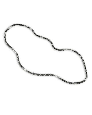 Black Rhodium Classic Chain Rounded Box 