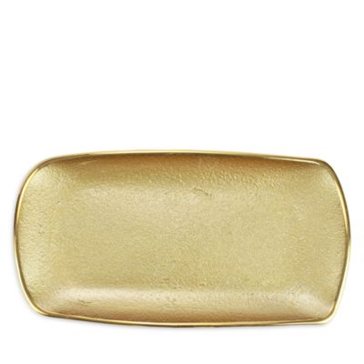 VIETRI - Metallic Glass Rectangular Tray