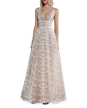 Shop Bronx And Banco Megan Lace Maxi Dress In White