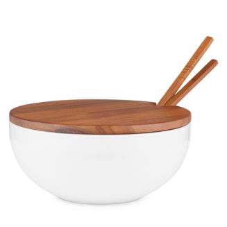 Nambé Duets Salad Bowl & Servers | Bloomingdale's Dining & Entertaining