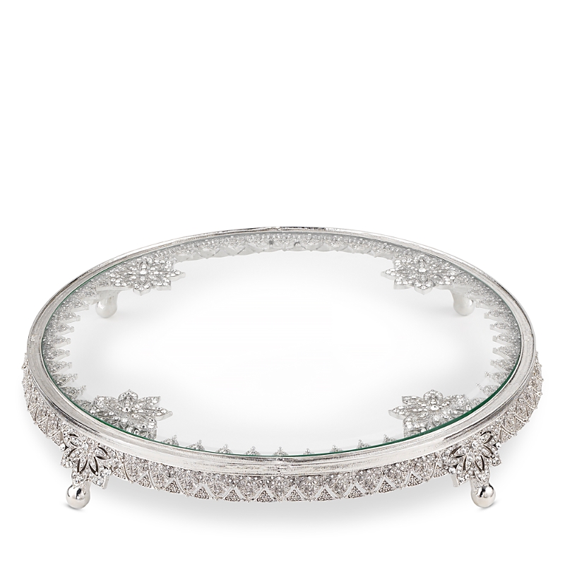 Olivia Riegel Windsor Cake Plateau In Silver