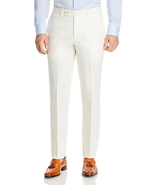 Robert Graham Delave Linen Slim Fit Suit Trousers In White
