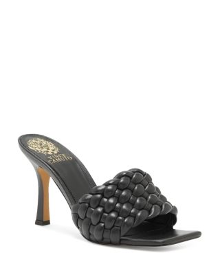 vince camuto quilted sandals