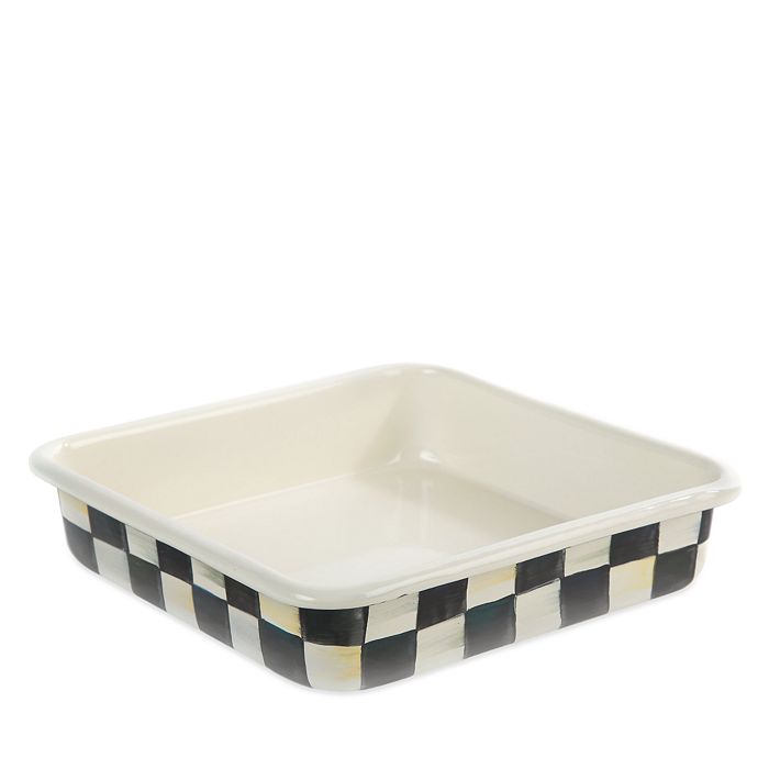 MackenzieChilds Courtly Check® Enamel 8" Baking Pan Bloomingdale's
