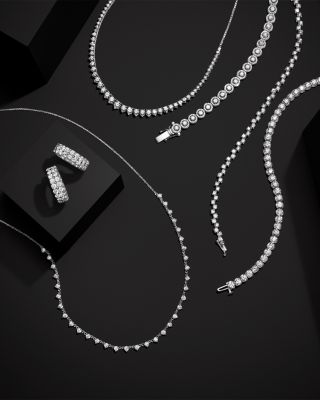 Certified Diamond Tennis Bracelet in 14K White Gold, 2.50-8.0 ct. t.w. - 100% Exclusive