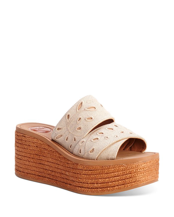 Chloé Women's Woody Espadrille Platform Wedge Sandals | Bloomingdale's