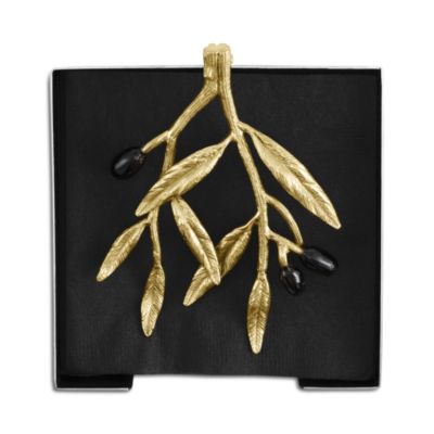 Olive Branch Cocktail Napkin Holder