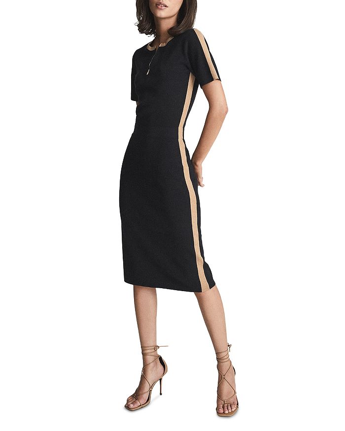 REISS Rosie Color Blocked Midi Dress Bloomingdale s