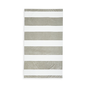 Hudson Park Collection Westport Stripe Beach Towel - 100% Exclusive In Grey