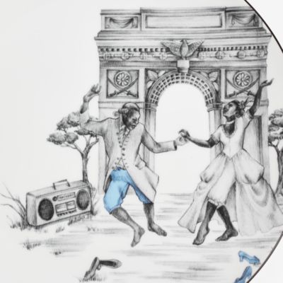 x Sheila Bridges Dancing Serving Plate