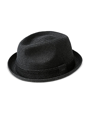 Bailey Of Hollywood Billy Braided Straw Hat In Black Heather
