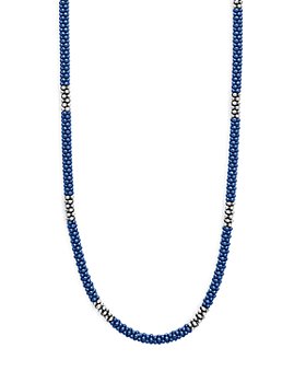 LAGOS - Sterling Silver Ultramarine Ceramic Bead Collar Necklaces