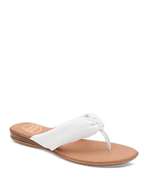 ANDRE ASSOUS WOMEN'S NUYA FEATHERWEIGHTS SLIP ON THONG SANDALS