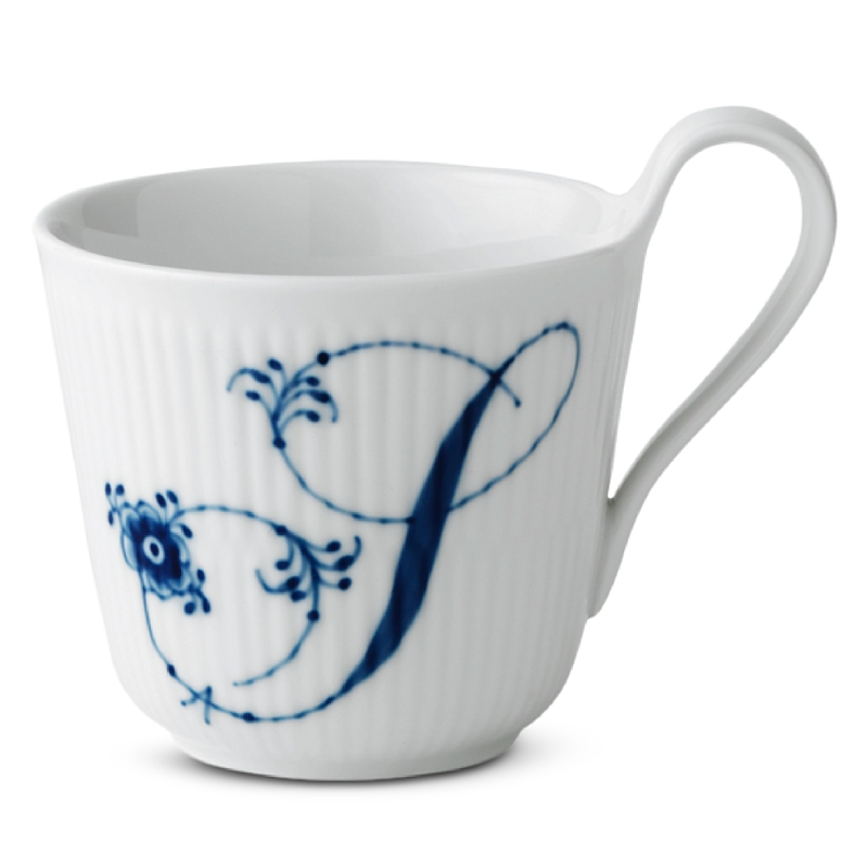 Royal Copenhagen Alphabet Collection Mug In S