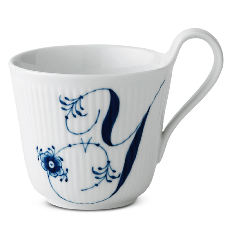 Royal Copenhagen Alphabet Collection Mug In Y