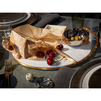 Deco Leaves Cheese Set