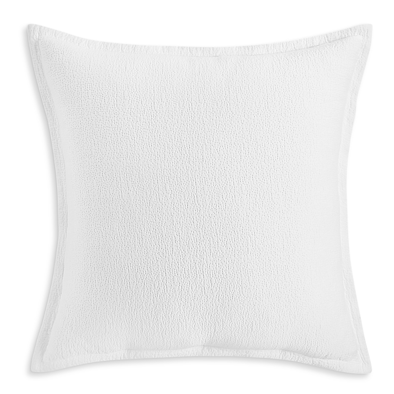 Sky Textured Matelasse Euro Shams, Set Of 2 - Exclusive In White