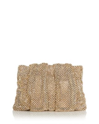 Ember Crystal Gathered Clutch