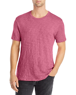 Atm Anthony Thomas Melillo Slub Knit Space Dye Tee In Pink Cosmo