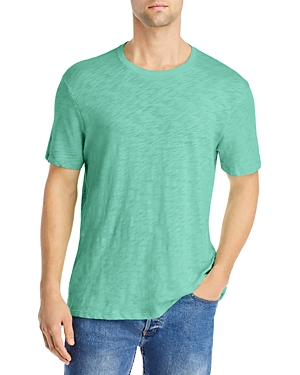 Atm Anthony Thomas Melillo Slub Knit Space Dye Tee In Aqua Surf