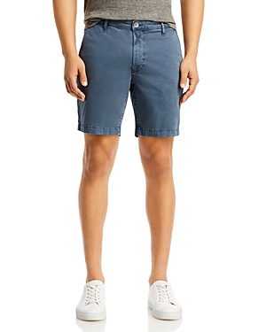 Ag Wanderer 8.5 Stretch Cotton Shorts In Sulfur Midnight Blue