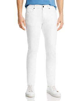 7 For All Mankind - Slimmy Tapered Slim Fit Jeans in White
