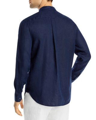 Solid Linen Button Down Shirt