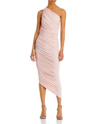 chinese dress ladies Tiana Navy Asymmetric-Neck Maxi Dress With Drape-Detail – Club L London main image 1