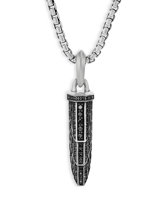 David Yurman - Empire Amulet with Pav&eacute; Black Diamonds