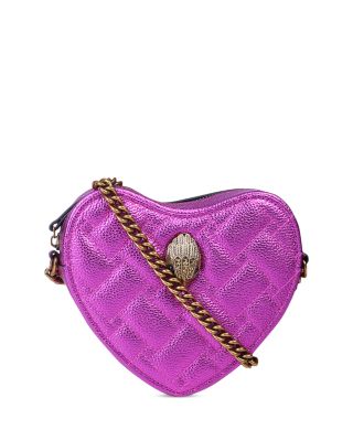 KURT GEIGER LONDON Kensington Heart Medium Leather Crossbody