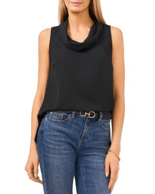 VINCE CAMUTO - Sleeveless Cowl Neck Top