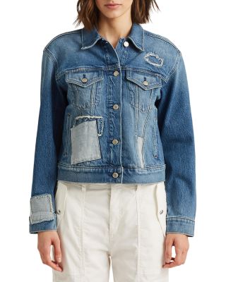 ralph lauren patchwork denim jacket