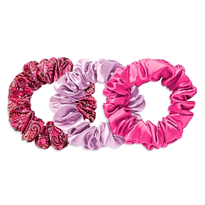 Slip Spring Rose Pure Silk Assorted 3-pack Large Scrunchies In Spring Rose