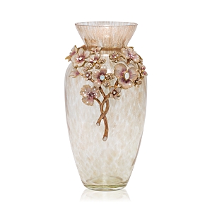Shop Jay Strongwater Polly Bouquet Vase In Boudoir