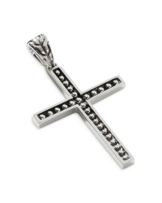 Sterling Silver Classic Chain Jawan Cross Pendant Necklace, 20"