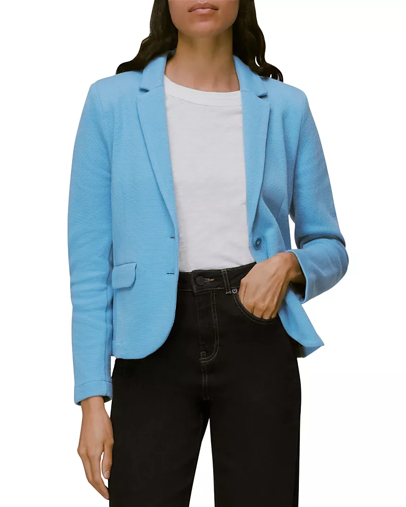 Whistles Slim Fit Jersey Jacket
