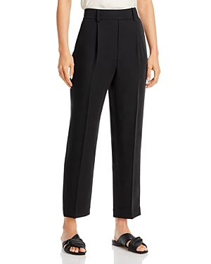 Vince Tapered Pull-on Pants In Black