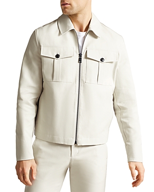 TED BAKER BODLEY COTTON DOUBLE FACED SHORT JACKET