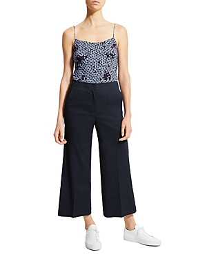 Shop Theory Clean Terena Linen Pants In Concord