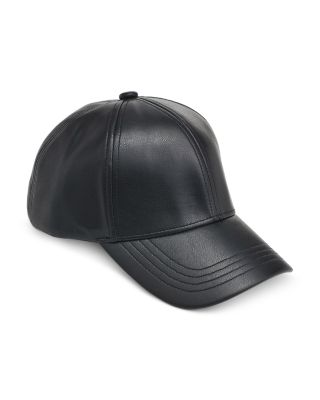 vegan leather cap