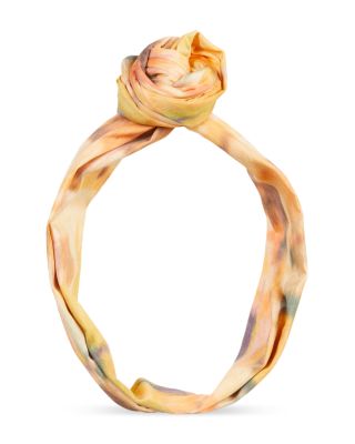 Cult Gaia Yellow and White Knotted Turband Where to get Katy Perry main image 3