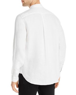 Solid Linen Button Down Shirt